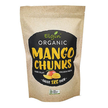 Elgin Organic Frozen Organic Mango 1kg